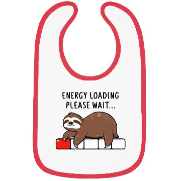 Discover Sloth Energy Loading Please Wait Bibs