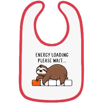 Discover Sloth Energy Loading Please Wait Bibs