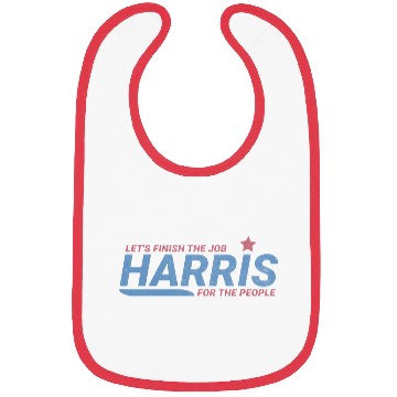 Discover Let's Finish The Job - Kamala 2024 Bibs
