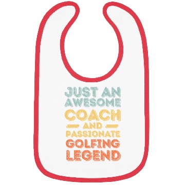 Discover Coach Golfing legend retro Bibs