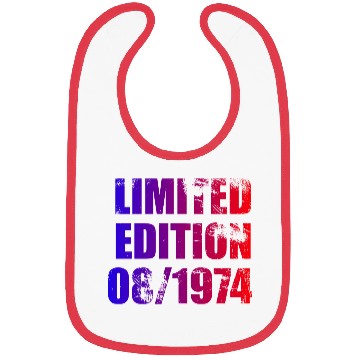 Discover 50th birthday Limited Edition 08/1974 Bibs