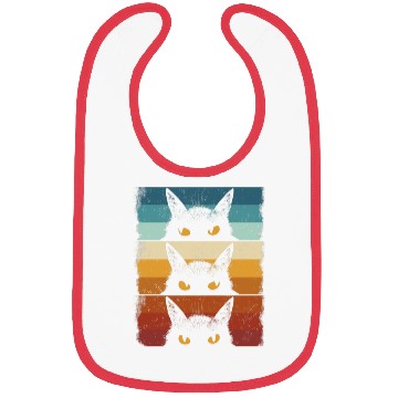 Discover Cat Lover Grumpy Black Kitten Cat Mom Cat Dad Bibs