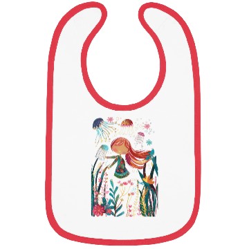 Discover jellyfish girl Bibs