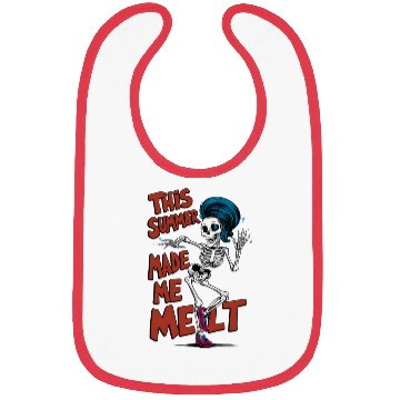 Discover Summer Melt Skeleton Bibs