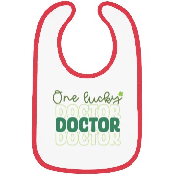 Discover One Lucky Doctor Saint Patrick Say Holiday Bibs