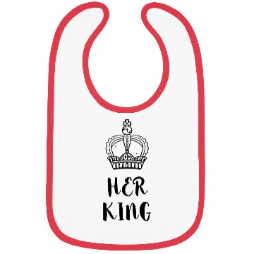Discover Her King Bibs