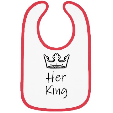 Discover Her King Bibs