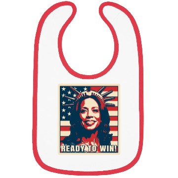 Discover Kamala Harris, Election 2024, Ready To Win Bibs