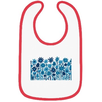 Discover Blue Wildflowers Bibs