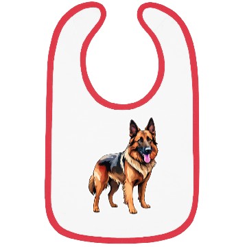 Discover Belgian Shepherd Watercolor Bibs