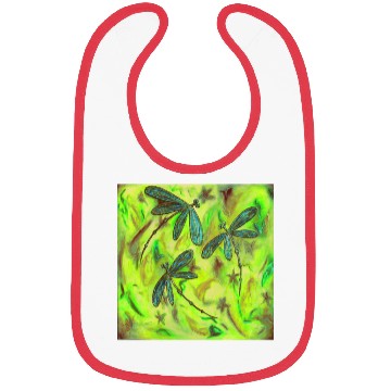 Discover Dragonfly Flit Gorgeous Green Bibs