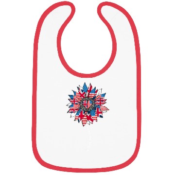 Discover American British America Britain Bibs