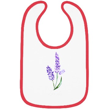 Discover Lavender Flowers, Keen Gardner, Flower lover Bibs