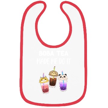 Discover Boba Tea Made Me Do It Bubble Japan K-pop Korean Bibs