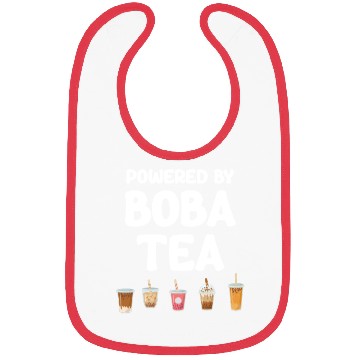 Discover Powered By Boba Tea Bubble Japan K-pop Korean Bibs