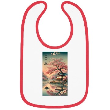 Discover Japan church flowers design Bibs