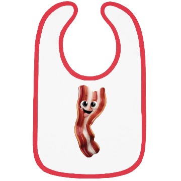 Discover Happy Bacon Realistic Bibs