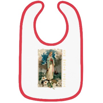 Discover Ave Maria Schubert Latin Mass Blessed Mother Mary Bibs