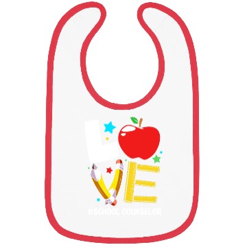 Discover Funny Back To School Love School Counselor Bibs
