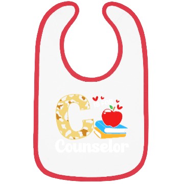 Discover Leopard Print Back To School For School Counselor Bibs