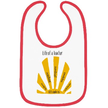 Discover Life of a Teacher - sun rays Bibs
