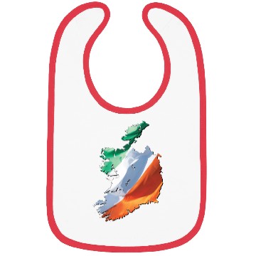 Discover Ireland | Real Flag | Flag Map Bibs