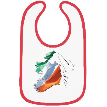 Discover Ireland | Real Flag | Flag Map IR Bibs