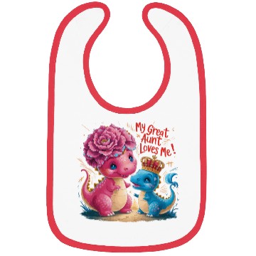 Discover My Great Aunt Loves Me Bibs