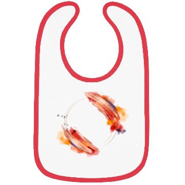 Discover a vector abstract watercolor-painted frame involve Bibs