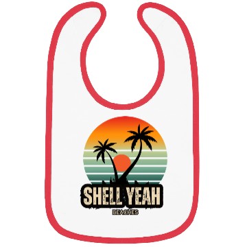 Discover Shell Yeah Beaches Sunset Serenity Summer Holidays Bibs