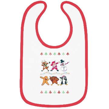 Discover Dabbing Santa Elf Friends Christmas Dancing Xmas Bibs