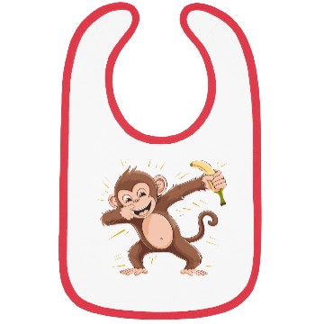 Discover Cute Monkey for Kids for a Kid Bibs