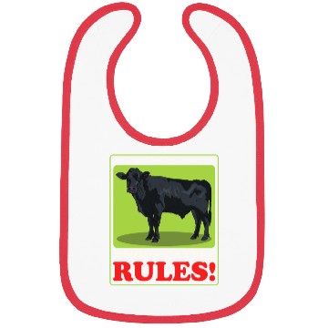 Discover Black Angus Cow Angus Cattle Rules Bibs