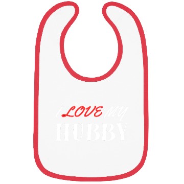 Discover I Love My Hubby Bibs