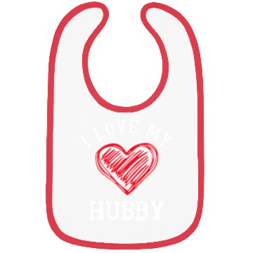 Discover I Love My Hubby Bibs