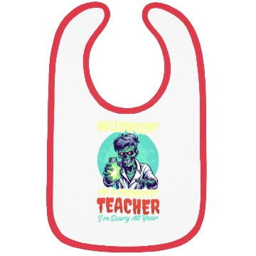 Discover Halloween Chemistry Teacher Scary All Year Bibs