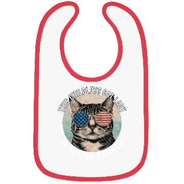 Discover This Childless Cat Lady Is Voting Kamala Bibs