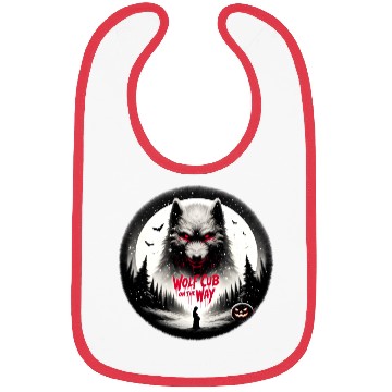 Discover Spooky Halloween Baby Announcement Bibs