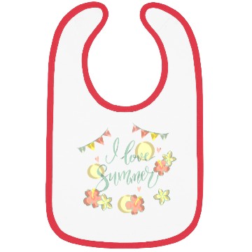 Discover I Love Summer Bibs