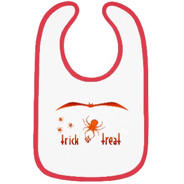 Discover trick or treat spiders Bibs