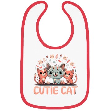 Discover Cutie Cat Bibs