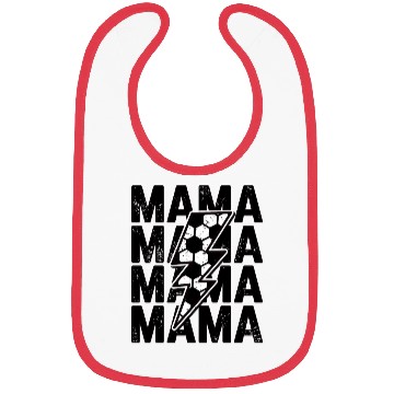 Discover Soccer Mama Lightning Bolt Bibs
