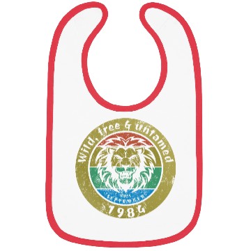 Discover 40th birthday Wild, free & untamed since 09/1984 Bibs