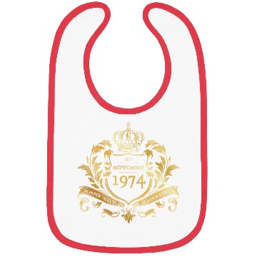 Discover 50th birthday "Semper Verum - Established 09/1974 Bibs