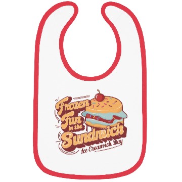 Discover Ice Cream Sandwich Bibs