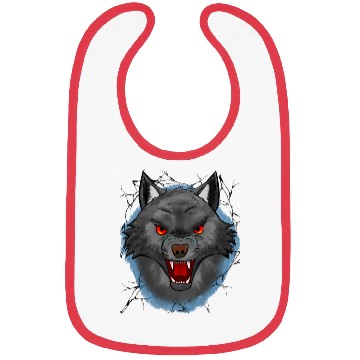 Discover Angry Wolf Bibs