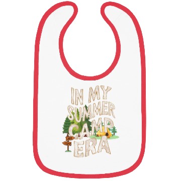Discover Cute In My Summer Camp Era Groovy Friend Crew Bibs