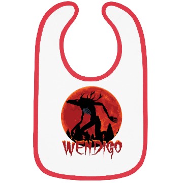 Discover Cryptid Monsters Folk Wendigo Cryptid Creepy Bibs