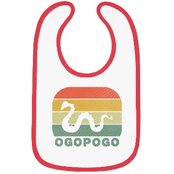 Discover Ogopogo Retro Lake Monster Cryptid Bibs