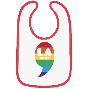 Discover Comma La Rainbow LGBTQ Kamala Harris Bibs
